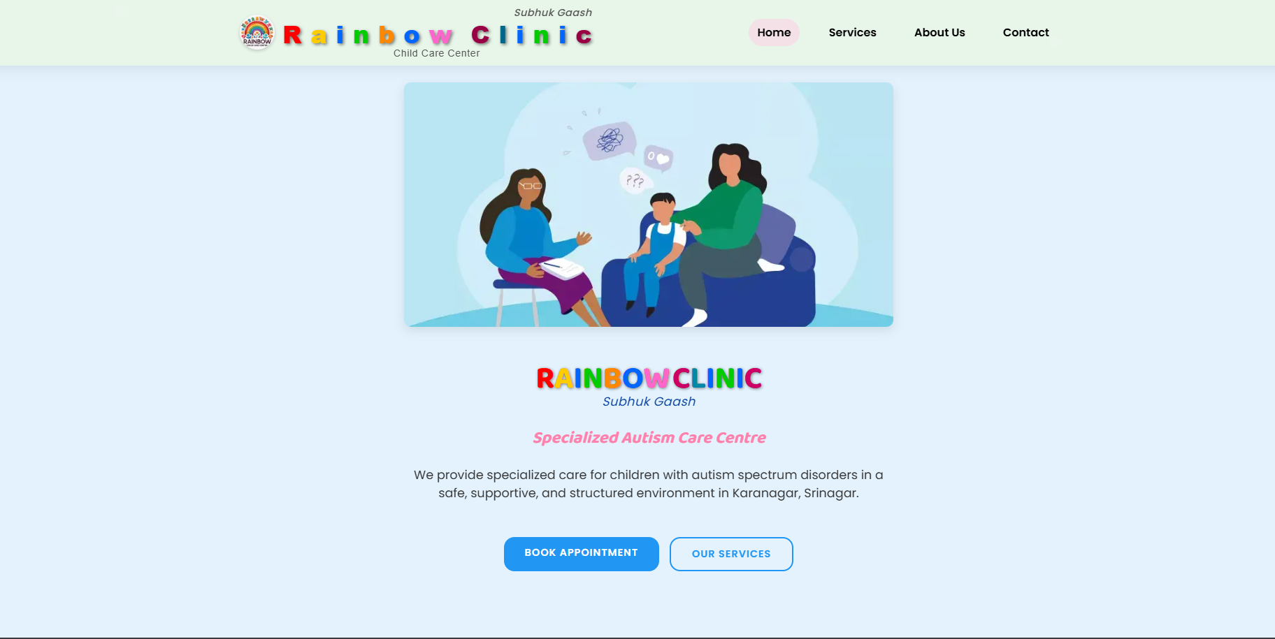 Rainbow Clinic - Specialized Autism Care Center